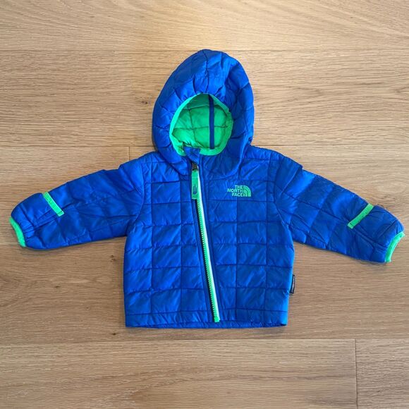 The North Face Infant Boy's Thermoball Blue Jacket 3-6 months